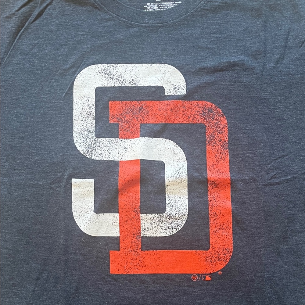 '47 Men's San Diego Interlocking SD Tee - Navy, White & Red